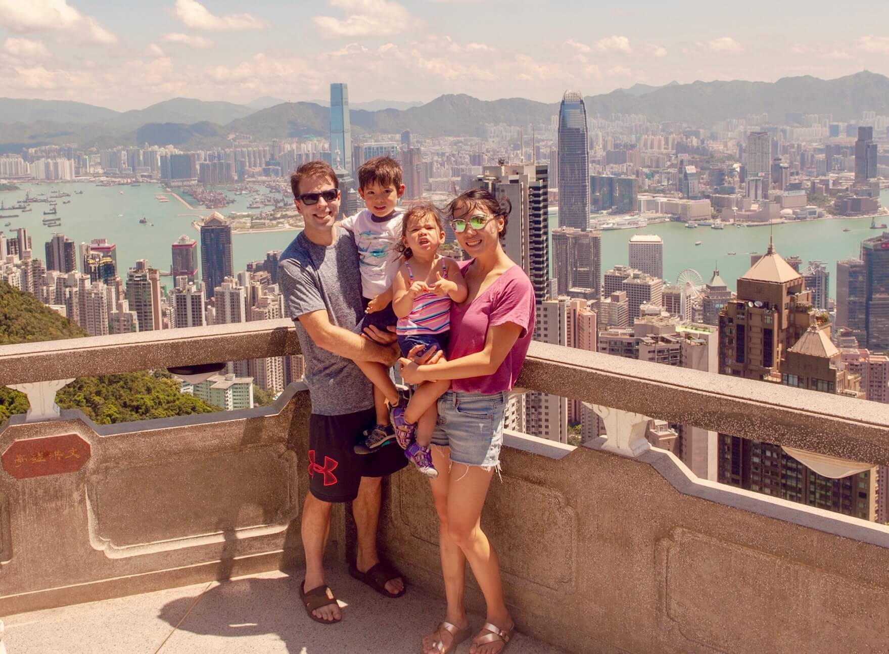 A guide to Victoria Peak, Hong Kong, with kids - our everywhere view