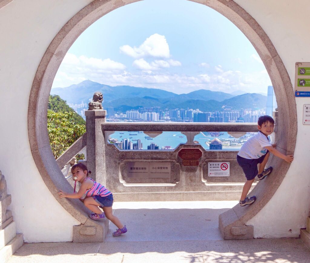 A guide to Victoria Peak, Hong Kong, with kids - our everywhere view