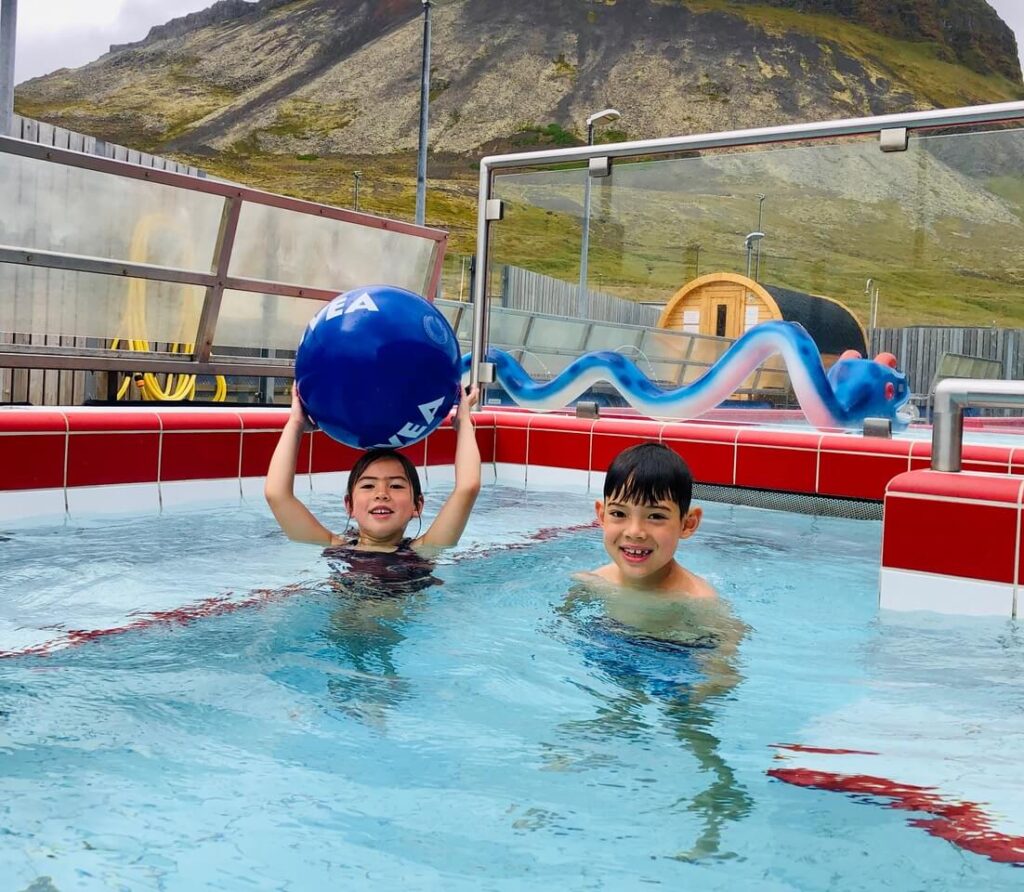 Swimming in Iceland's public pools