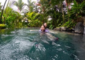 Spend a day at Tabacon Hot Springs with kids